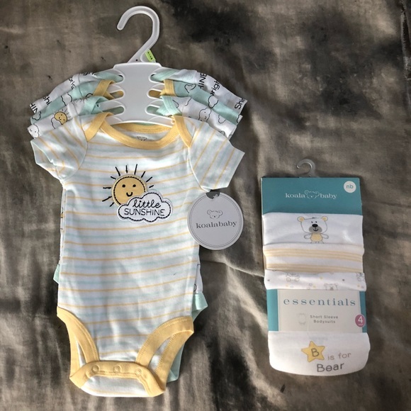 Koala Baby Other - 6 NWT Koala Baby Short Sleeve Bodysuits